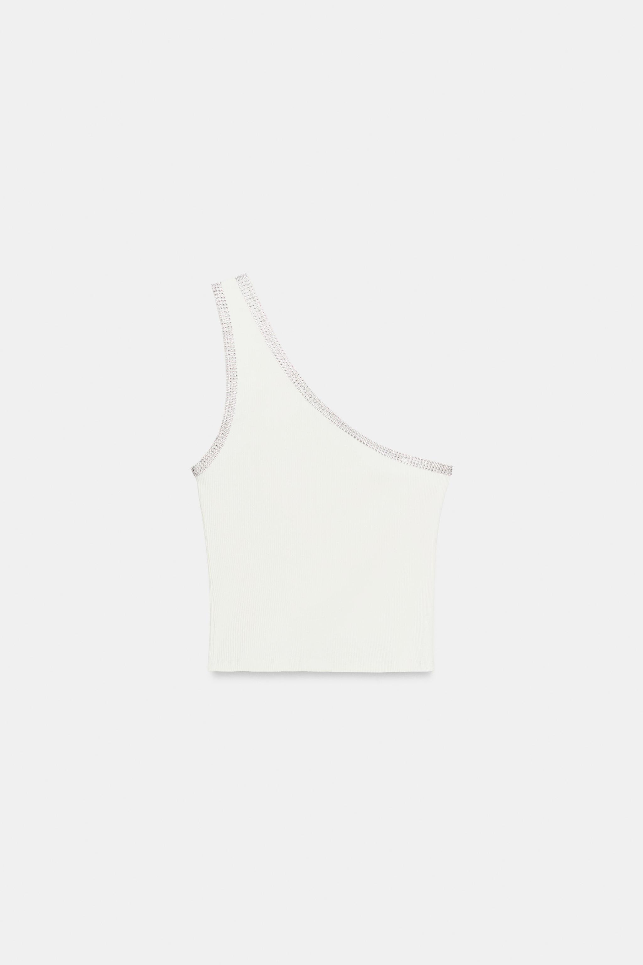 TOP ASYMÉTRIQUE BRILLANT